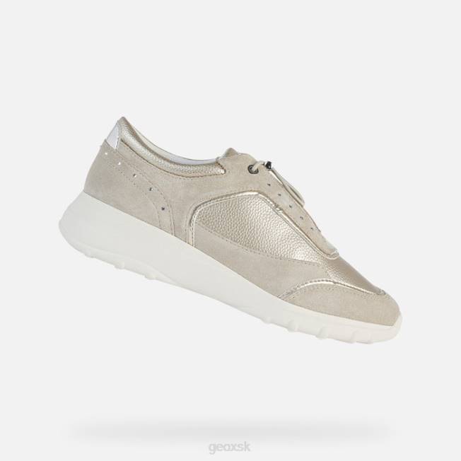 8ZHJ518 svetlo zlatá/svetlá taupe Geox alleniee žena