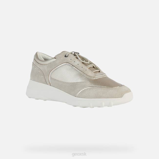 8ZHJ518 svetlo zlatá/svetlá taupe Geox alleniee žena