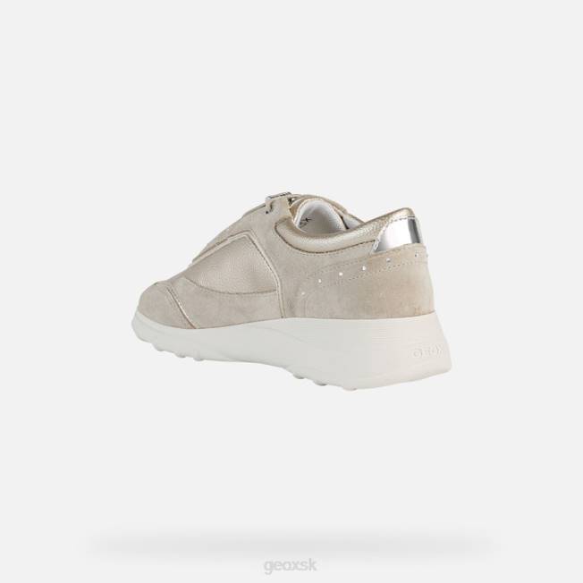 8ZHJ518 svetlo zlatá/svetlá taupe Geox alleniee žena