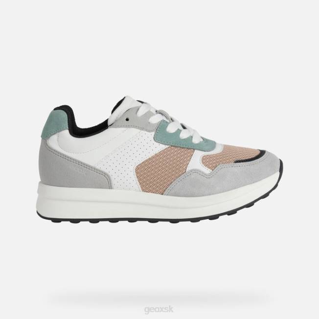 8ZHJ567 dk skin/lt sivá Geox runntix žena