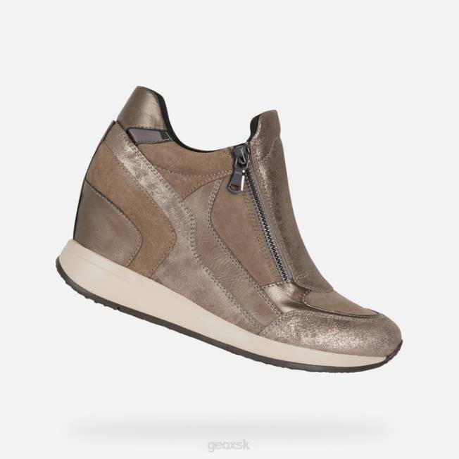 8ZHJ589 tmavo béžová Geox nydame žena