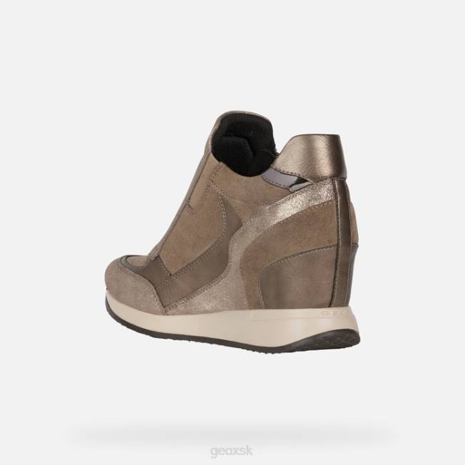 8ZHJ589 tmavo béžová Geox nydame žena