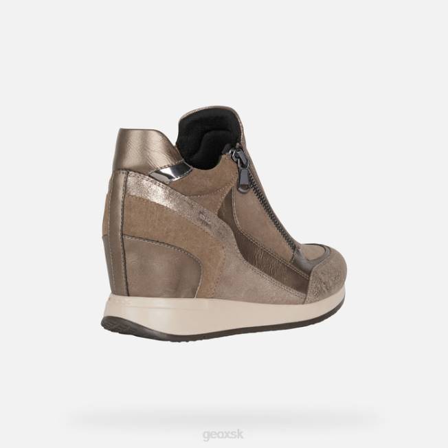 8ZHJ589 tmavo béžová Geox nydame žena